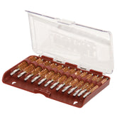 Tipton bronze bore brush set with storage case